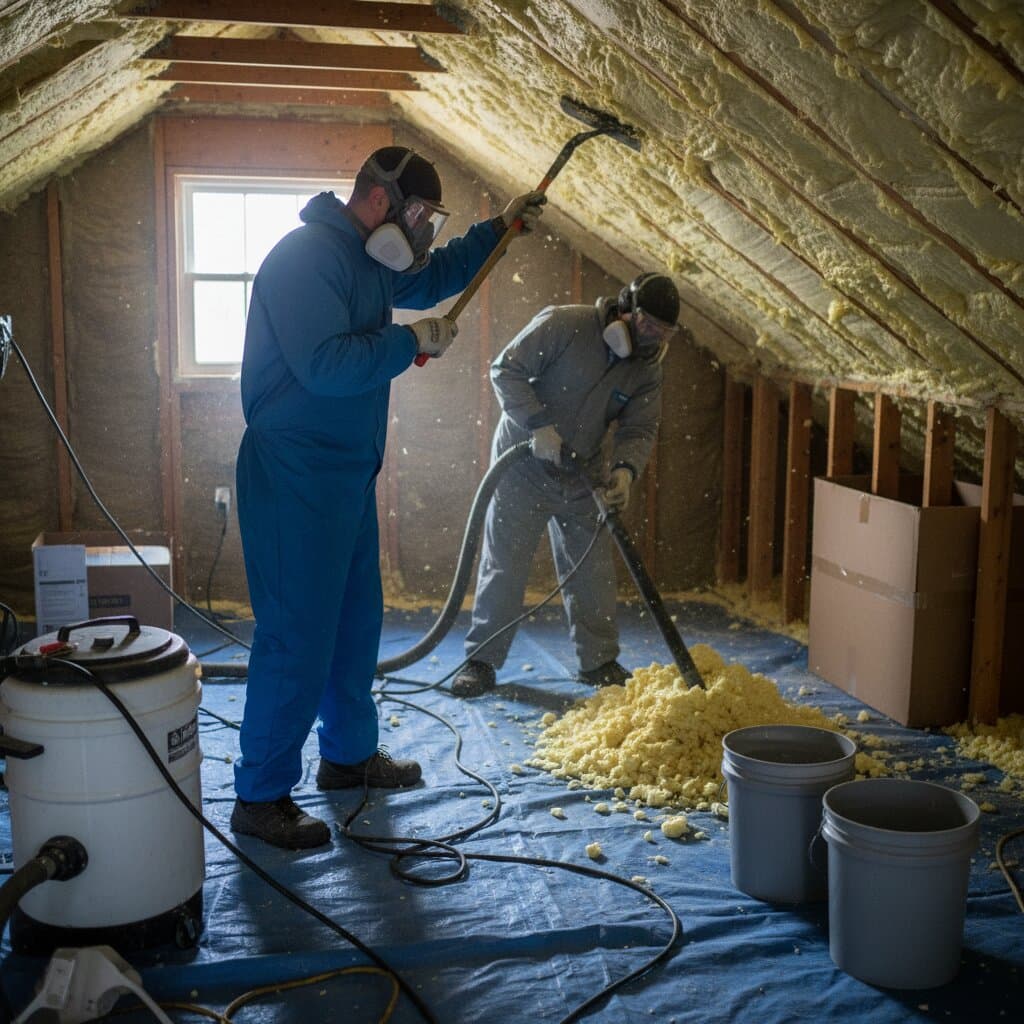 EcoSmart Spray Foam Removal